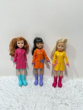 Barbie Wee 3 Friends Doll Rain Rain Three Dolls